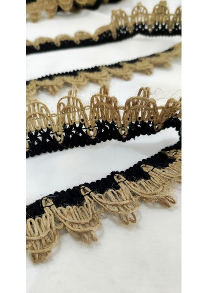 Kenar Siyah Gold Hasır Örme Şerit fiyatları