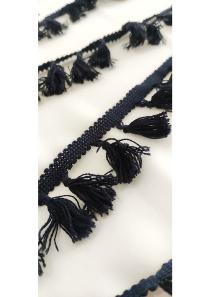 Orlon Düz Lacivert Renk Pükül Saçak