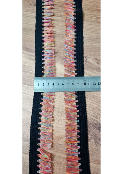 Siyah Kenar Rengarek Püskül Saçak fırsatları