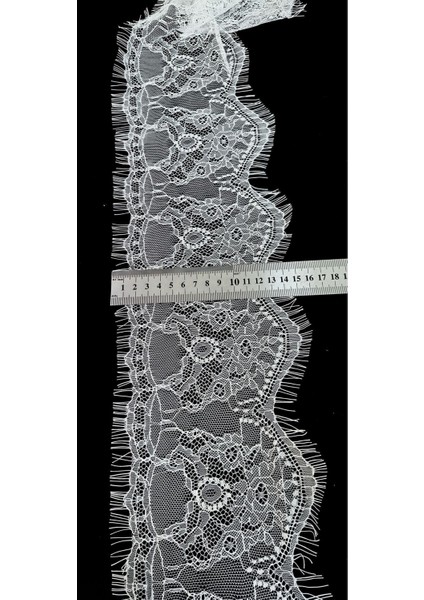 Beyaz Sakallı Dantel Kenar 15 cm ( 3 mt ) fırsatları
