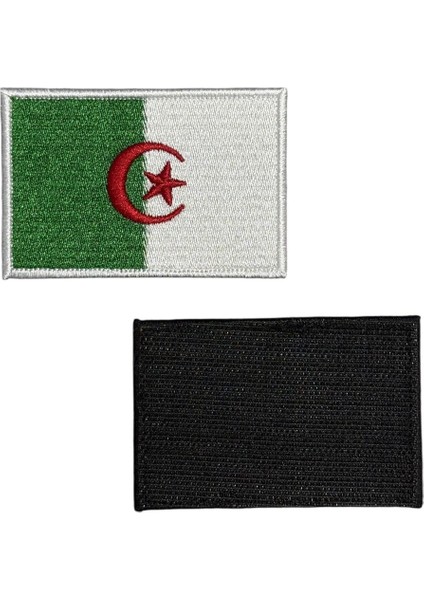 Cezayir Bayrağı Nakış Patch Peç - 8x5 cm fiyatları