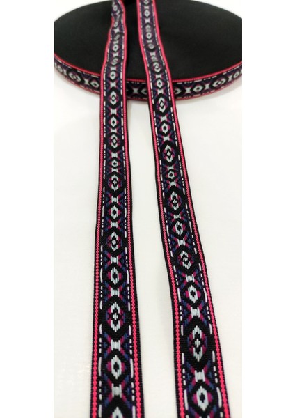 Siyah Renkli Etnik Dar Dokuma Şerit fiyatları