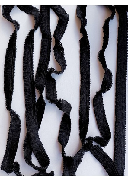 Siyah Pamuk Kenar Püskül Saçak modelleri