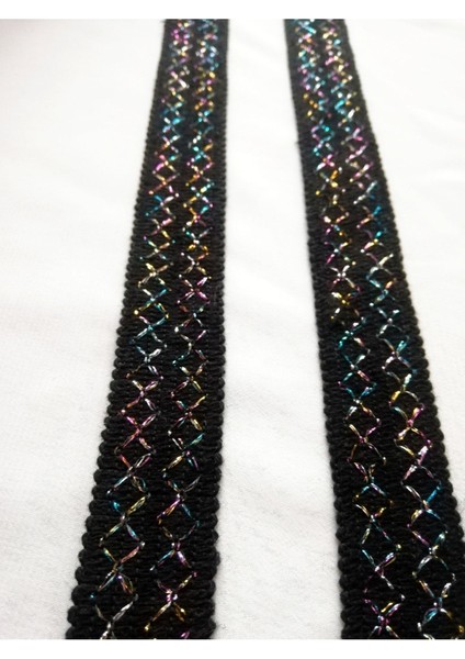 Siyah Renkli Dokuma Şerit