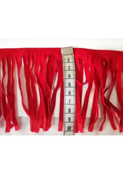 Süet Saçak 10 cm ( Siyah ve Kırmızı ) modelleri