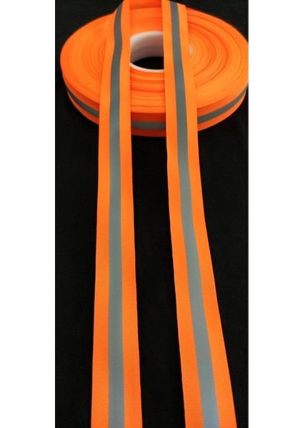 Neon Turuncu Reflektör Şerit 3 cm