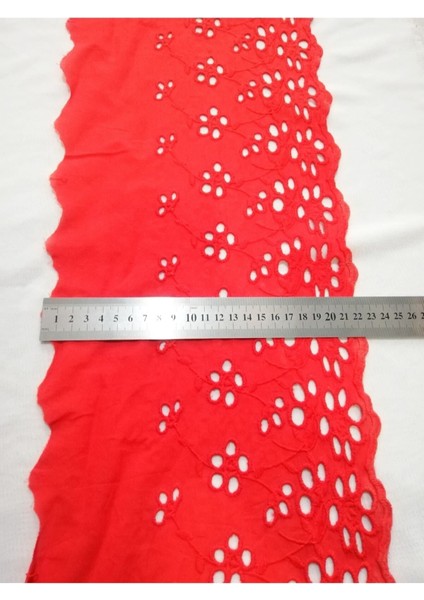 Nar Çiçeği Vual Kenar Dantel modelleri