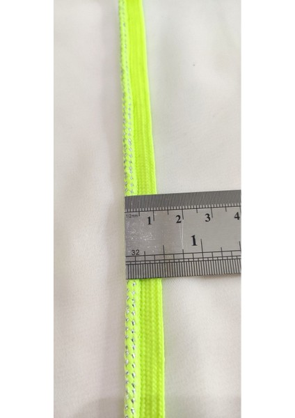 Neon Yeşil Simli Kenar Biye Şerit fırsatları