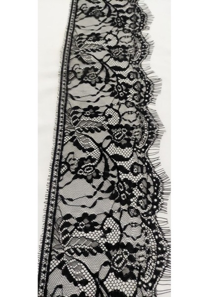 Siyah Sakallı Dantel Kenar 17 cm ( 3 mt ) fiyatları