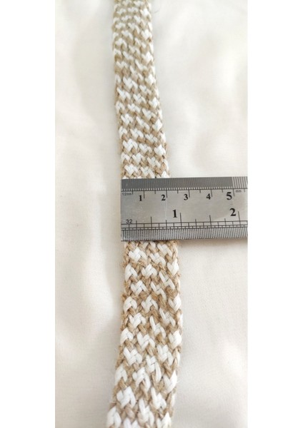 Süt Kahve Beyaz Hasır Örme Şerit modelleri