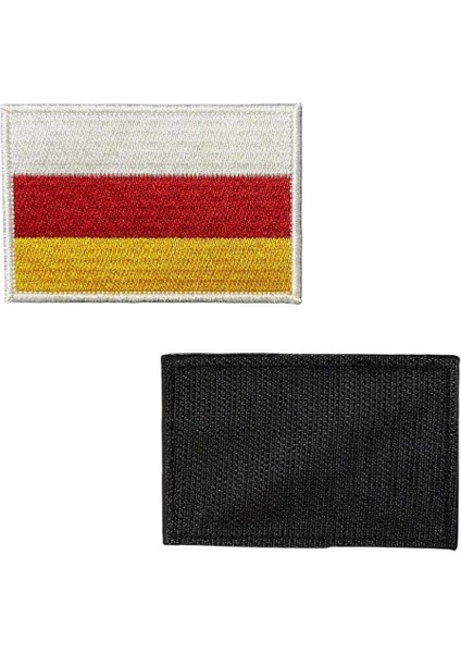 Güney Osetya Bayrağı Nakış Patch Peç - 8x5 cm fiyatları
