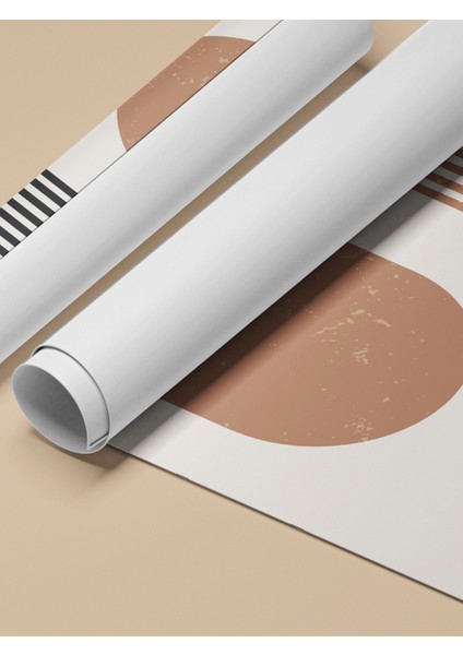 Çerçevesiz Poster, Geometrik Soyut Desen, Salon Dekoru Poster No: 106842 fırsatları