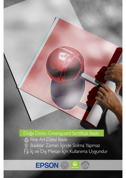 Siyah Çerçeveli Tablo, Kırmızı Lolipop, Pembe Arka Plan, Akrilik Boya Stil Poster No: 107255