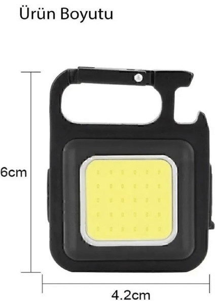 2 Adet USB Şarjlı Mini Kamp Feneri – Mıknatıslı, Şişe Açacaklı, El Feneri Özellikli fiyatları