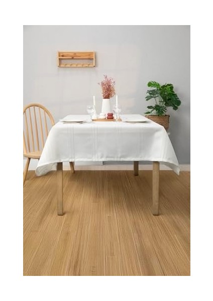 Leke Tutmaz Masa Örtüsü 160X220 - Ekru fiyatları