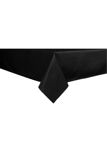Paria Siyah Düz Masa Örtüsü 150X250CM