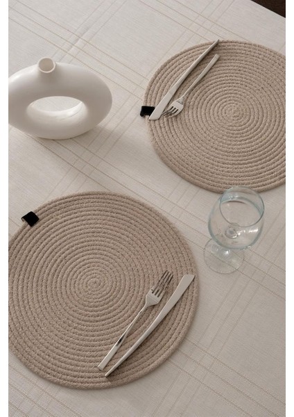 2li Jüt Halat Supla Hasır Amerikan Servis - Bej