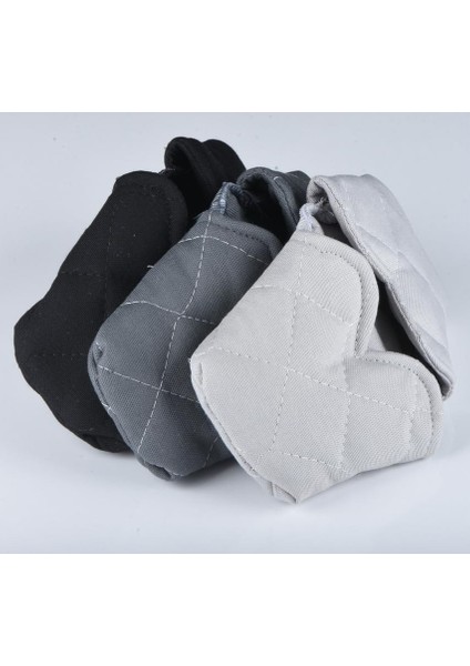 Isı Yalıtımlı Isı Geçirmeyen Kumaş Fırın Tutacağı Tencere Tepsi Tutamaç 2 Adet Silikon Değil (Antrasit) fiyatları