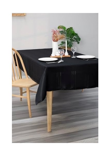 Leke Tutmaz Masa Örtüsü 160X220 - Siyah fiyatları