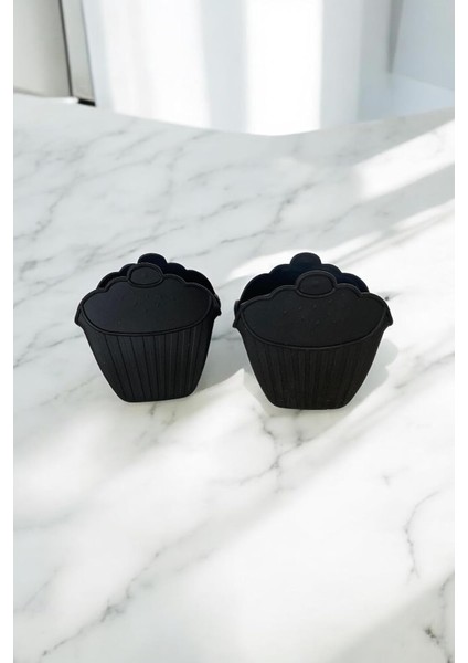 Adet Isıya Dayanıklı Silikon Fırın Eldiveni- Siyah