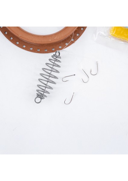 Sazan El Oltası Takımı - Büyük Kasnaklı - Savage - 4 Iğneli Yaylı - Hamurlu modelleri