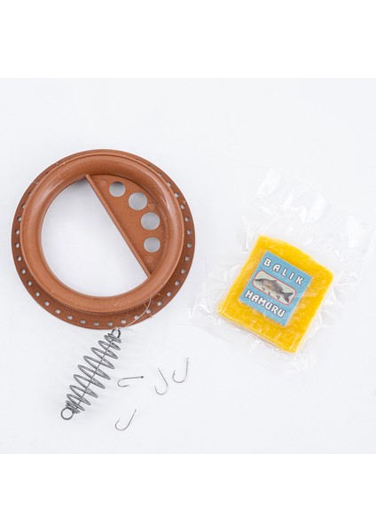 Sazan El Oltası Takımı - Büyük Kasnaklı - Savage - 4 Iğneli Yaylı - Hamurlu fırsatları