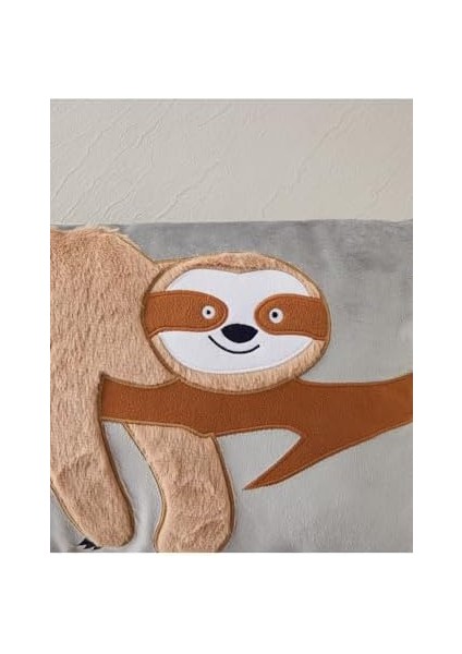 Home Faultier Bebe Dekoratif Kırlent 35X55 cm Açık Gri modelleri
