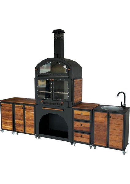 Fırınlı Barbekü Tam Set
