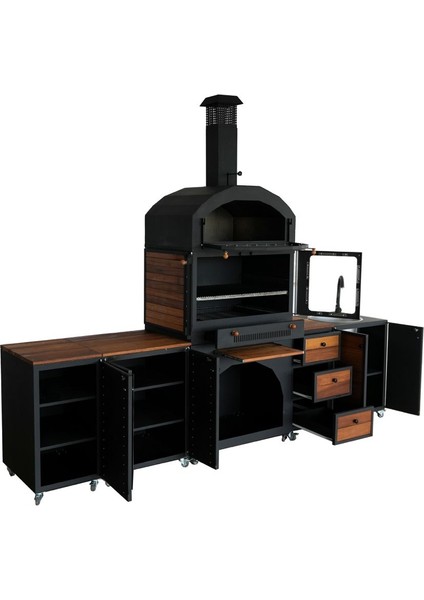 Fırınlı Barbekü Tam Set modelleri
