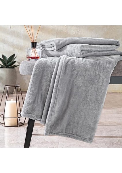 Olenna Wellsoft Tv Battaniyesi 140X190 Açık Gri fiyatları