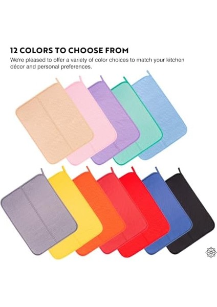 Mutfak Tezgahı Için Bulaşık Kurutma Paspasları, Çeşitli Amaçlar Için Süper Emici Mikrofiber Bulaşık Süzgeci, Şık ve Etkili, Hızlı Kuruyan Bulaşık Matı, 43 cm x 35 Cm, Anhracite fiyatları