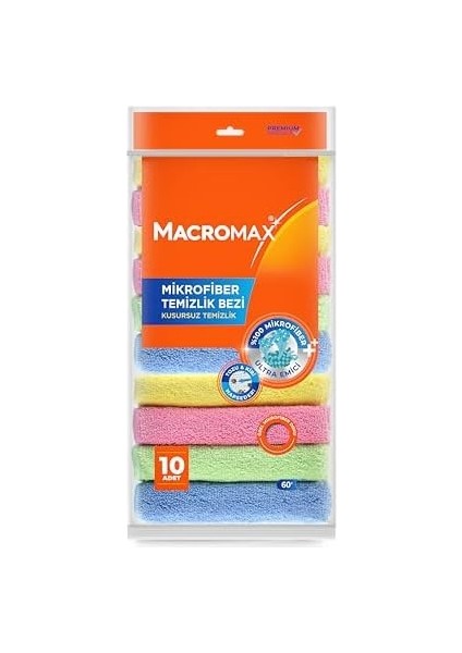 Rengarenk Mikrofiber Bez Mutfak Banyo X10 Avantaj Paket fiyatları