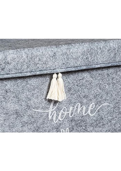 Kapısı Keçe Çok Amaçlı Kapaklı Düzenleyici Kutu 55 x 41 x 30 cm (Mega, Gri) fiyatları