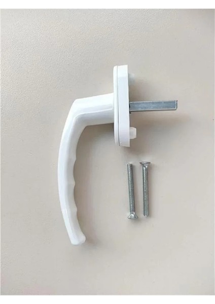 Pvc Pimapen Pencere Kolu Balkon Sürme Kapı Kolu (2, Beyaz)