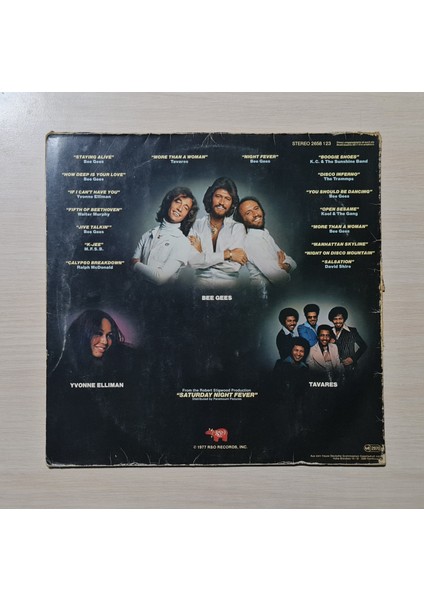 Saturday Night Fever (The Original Movie Sound Track) - 1977 - Dönem Baskı Plak - Longplay - Lp fiyatları
