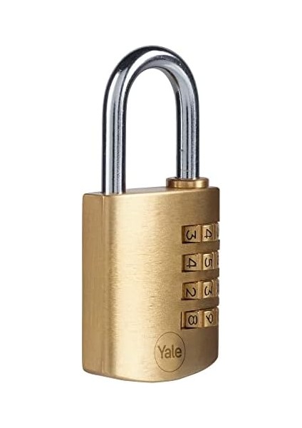 Y150B/40/130/1 Şifreli Pirinç Asma Kilit, Standart Koruma, Çelik Halka, 4 Haneli Şifre, 40 Mm, Sarı fiyatları