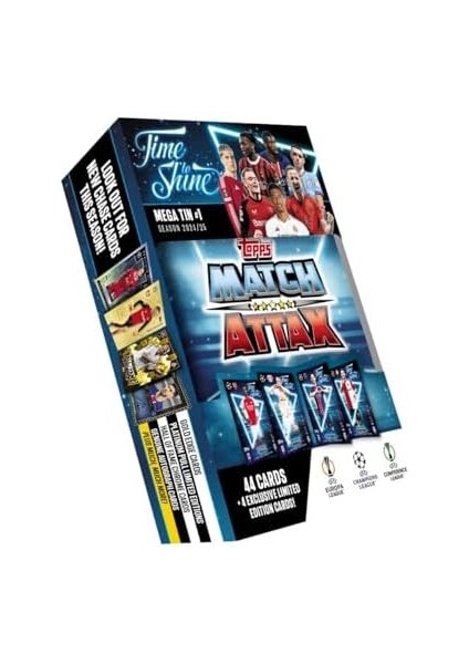 - Match Attax 2024/25 Mega Tin Bundle - Amazon Özel Koleksiyon Kartı modelleri