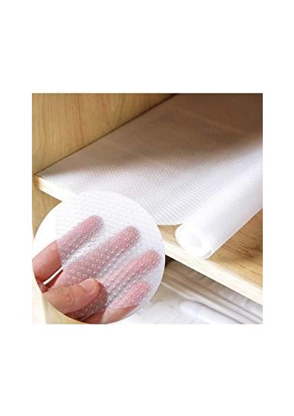 (45CM x 10METRE) Şeffaf Kaymaz Dolap Içi Çekmece Raf Örtüsü Çekmece Astarı Raf Astarı modelleri