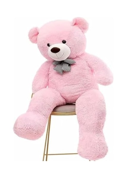 cm Rengarenk Papyonlu Peluş Ayıcık -% 100 Yerli Pembe modelleri