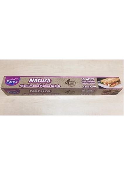 Natura Ağartılmamış Pişirme Kağıdı Hazır Kesilmiş 10'lu fiyatları