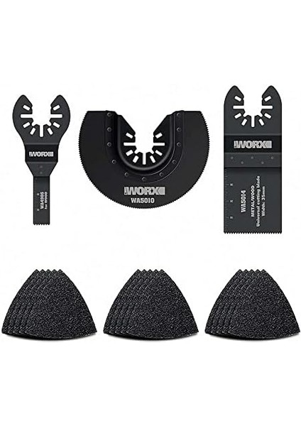 WA5099 18 Parça Universal Metal, Ahşap Kesme ve Zımpara Kâğıdı Aksesuar Seti fiyatları