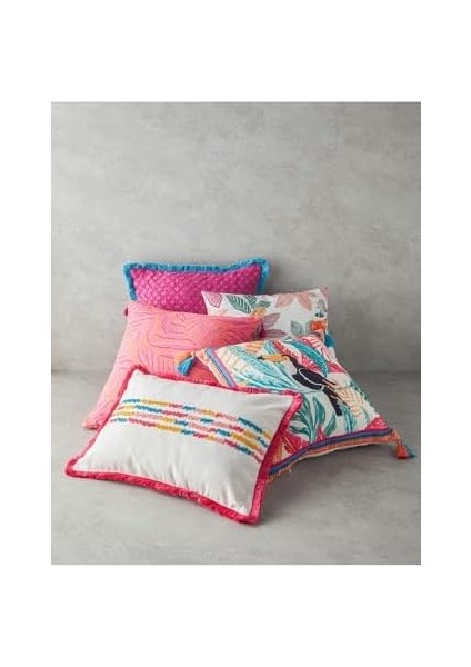 Home Orkney Pamuk Kırlent Kılıfı Fuşya modelleri