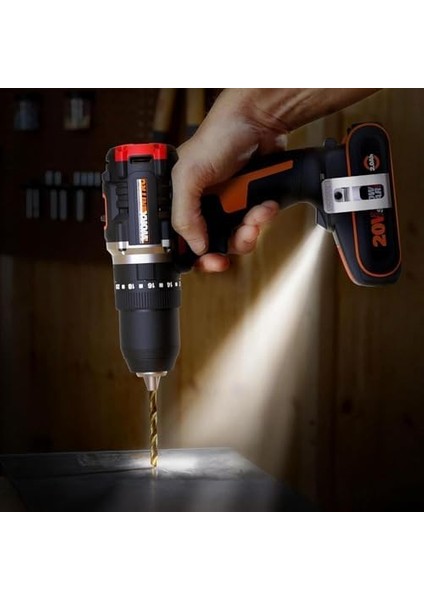 WX925 20VOLT/2.0AH Li-Ion Çift Akülü Kömürsüz Profesyonel Şarjlı Darbeli Matkap + WX265 Kömürsüz Darbeli Tornavida Kombo Set fiyatları