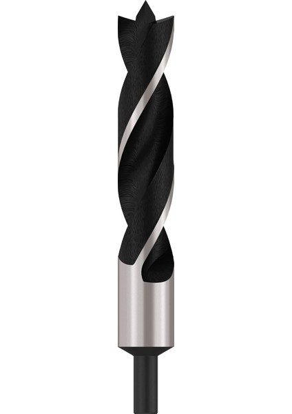 Professional Accessories 1 x Silindir Şaftlı Spiral Ahşap Matkap Ucu (Ahşap Için, 30 Mm, Şaft 13 Mm, Matkap Aksesuarı)