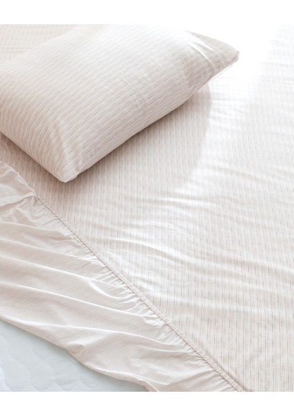 Carlo Çift Kişilik Baskılı Ranforce Lastikli Çarşaf Takımı