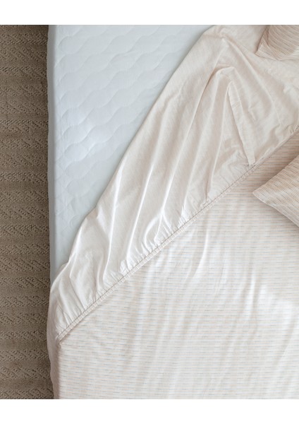 Carlo Çift Kişilik Baskılı Ranforce Lastikli Çarşaf Takımı