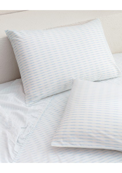 Carlo Çift Kişilik %100 Pamuk Baskılı Ranforce Lastikli Çarşaf Takımı - Mint Yeşili indirimleri