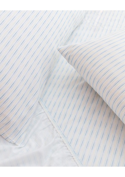 Carlo Çift Kişilik %100 Pamuk Baskılı Ranforce Lastikli Çarşaf Takımı - Mint Yeşili fiyatları