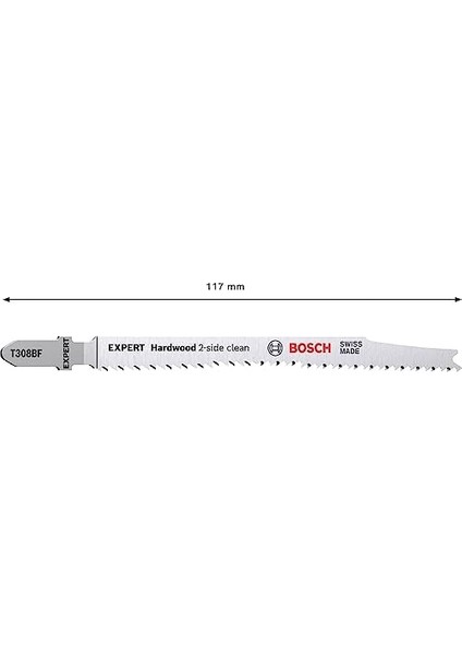 Professional 3x Expert ‘hardwood 2-Side Clean T 308 Bf Dekupaj Testere Bıçakları (Plastik Kaplı Levhalar, Multipleks Levha, Uzunluk 117 Mm, Aksesuar Dekupaj Testeresi) modelleri