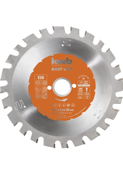 Tepsi Testere 180 x 30 30 Diş